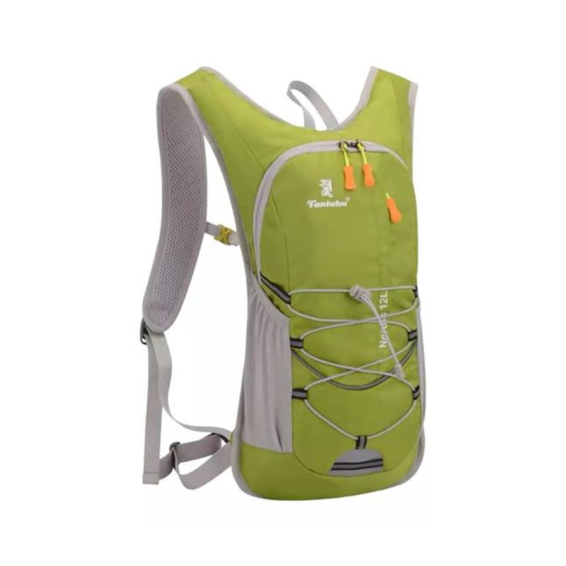 GENERICO - Mochila hidratación + bolsa de agua color verde