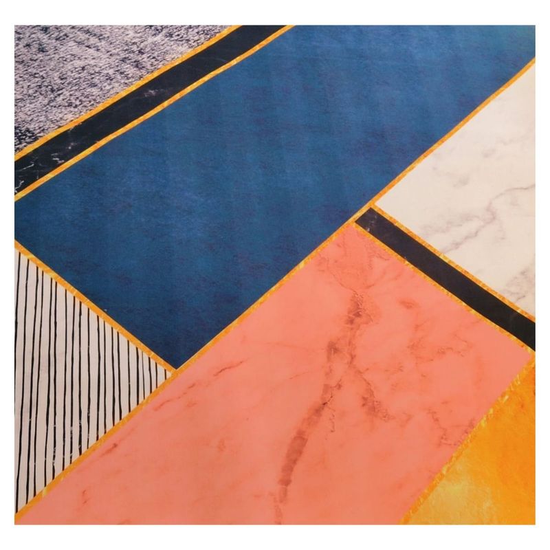 GENERICO - Alfombra Grande De Piso 180x200cm Antideslizante Hogar Estampada
