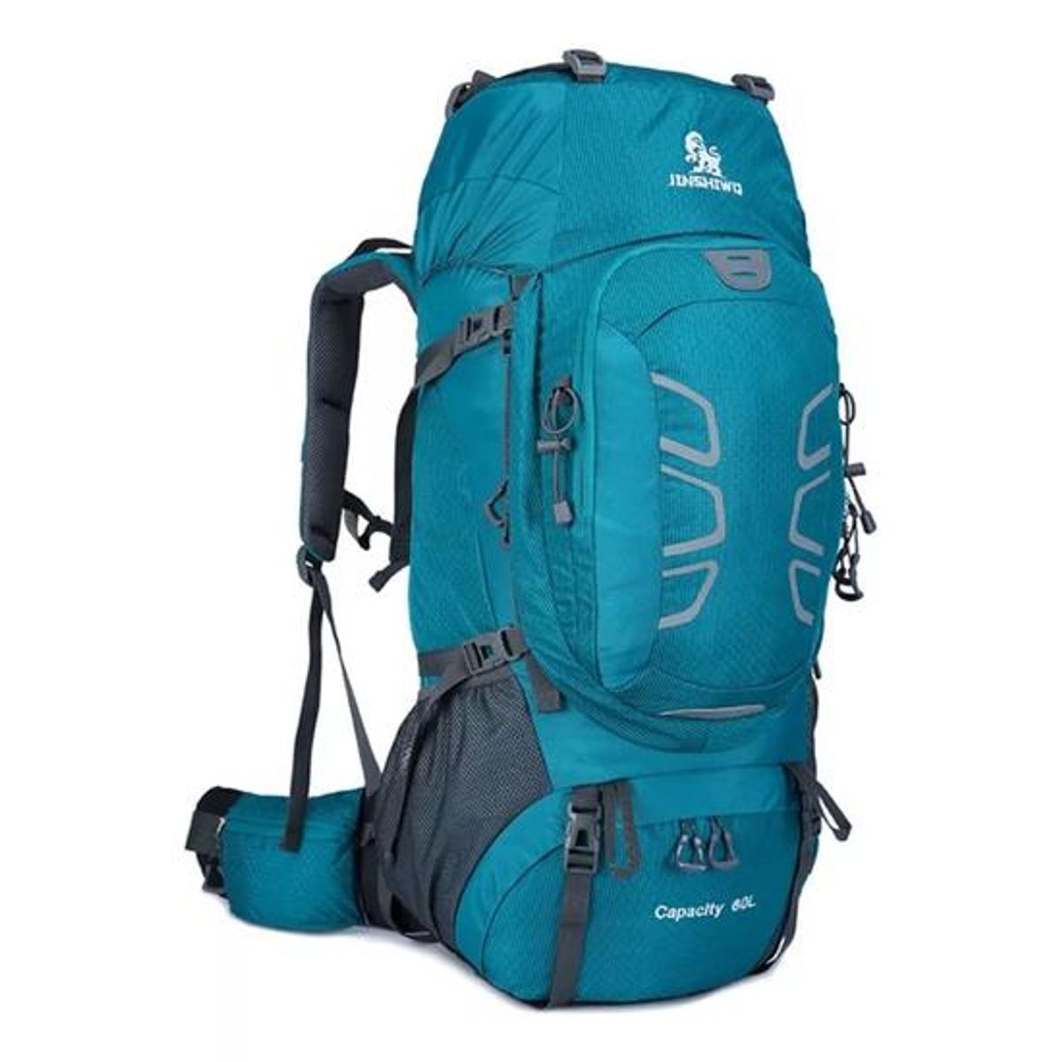 GENERICO - Mochila impermeable 60L color azul