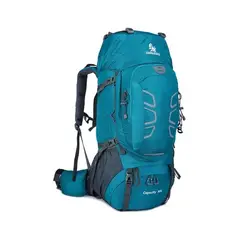 GENERICO - Mochila impermeable 60L color azul