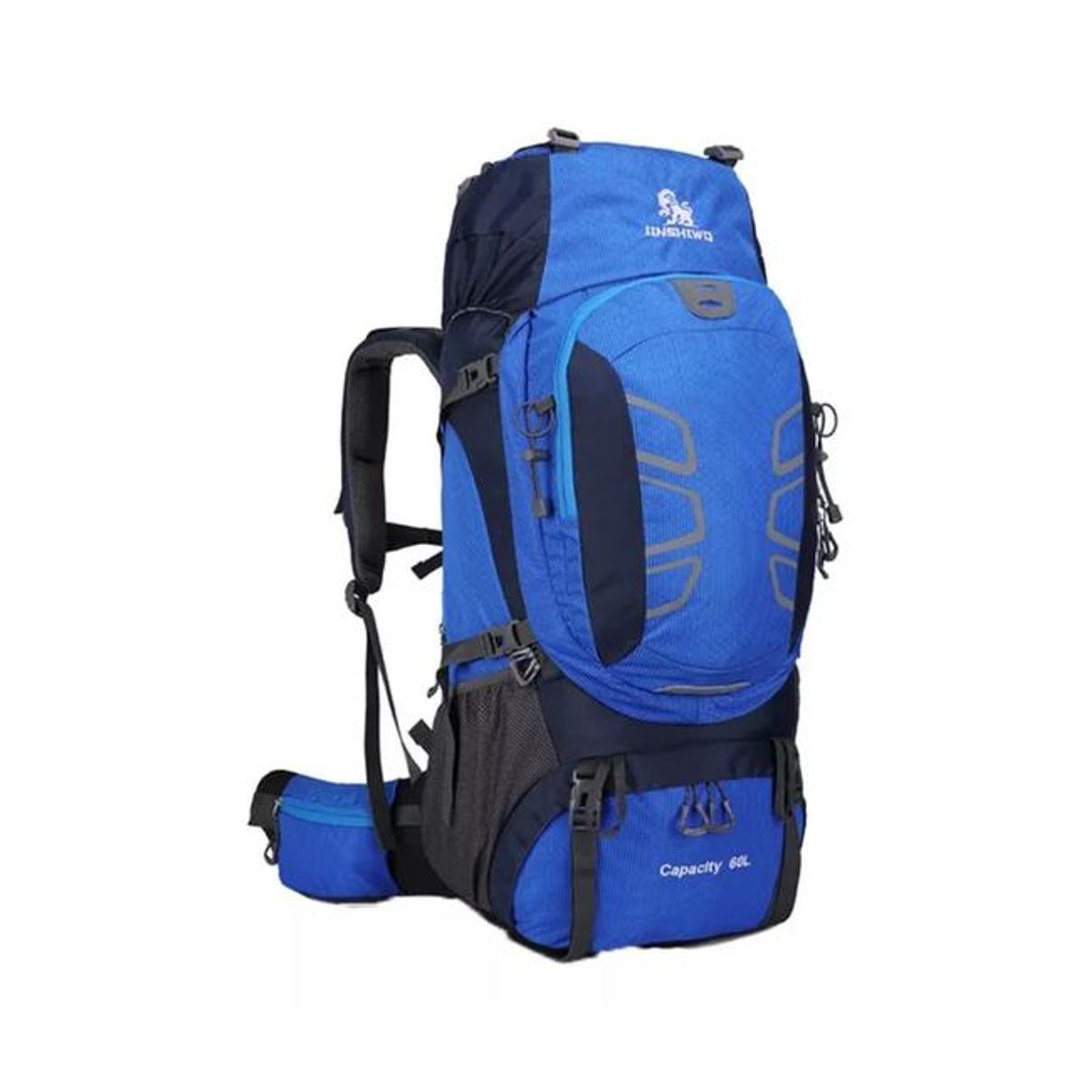 GENERICO - Mochila impermeable 60L color celeste