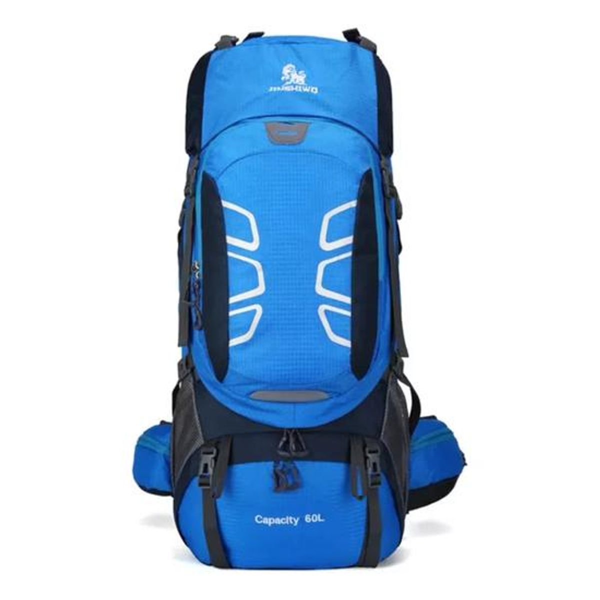 GENERICO - Mochila impermeable 60L color celeste