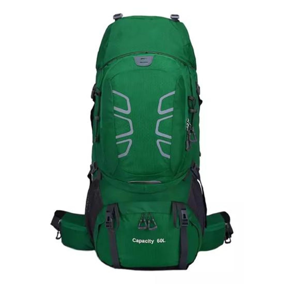 GENERICO - Mochila impermeable 60L color verde