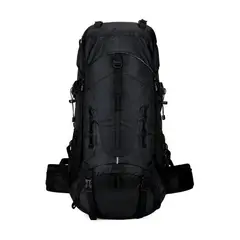 GENERICO - Mochila impermeable 60L con cubre mochila color negro