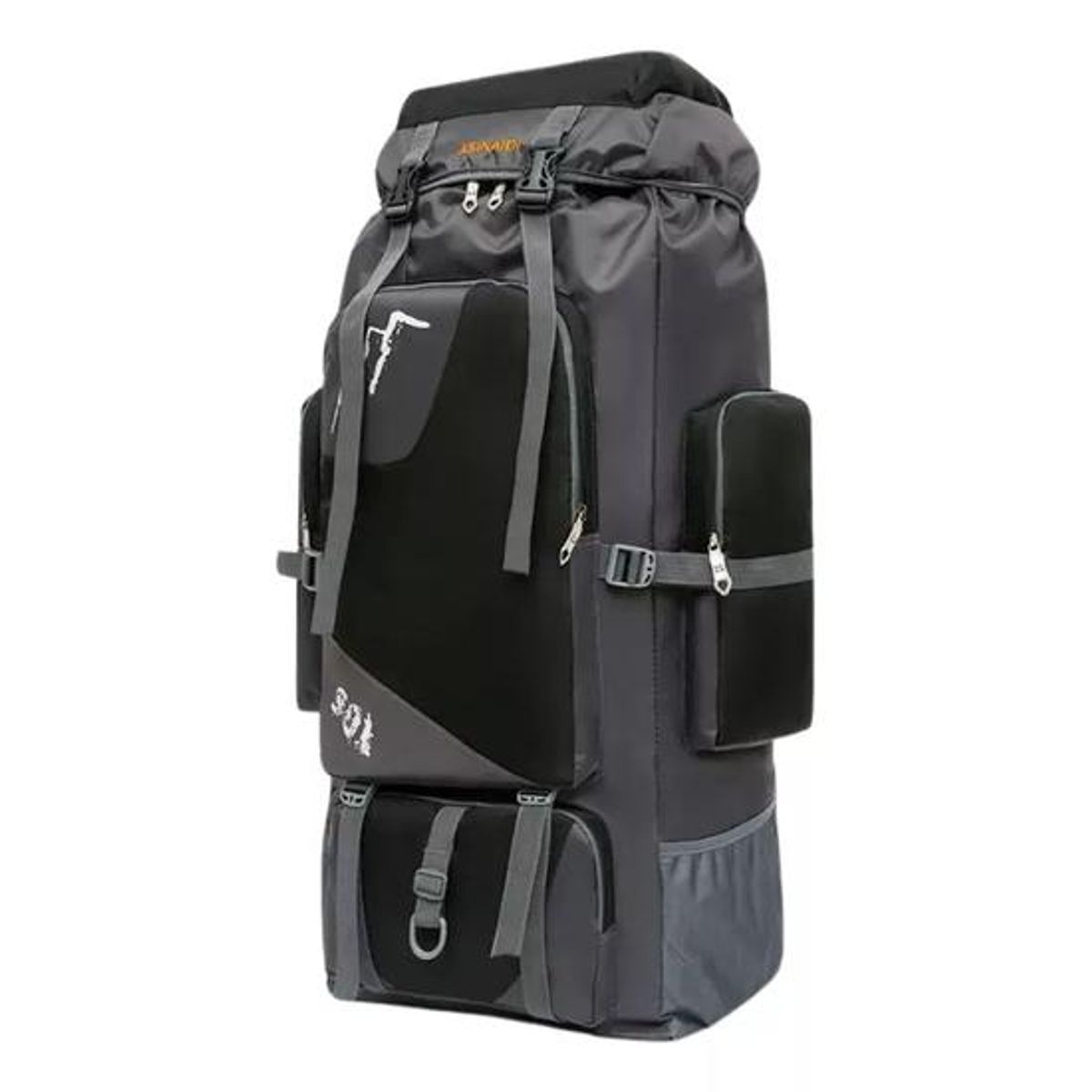 GENERICO - Mochila impermeable de 90L color negro