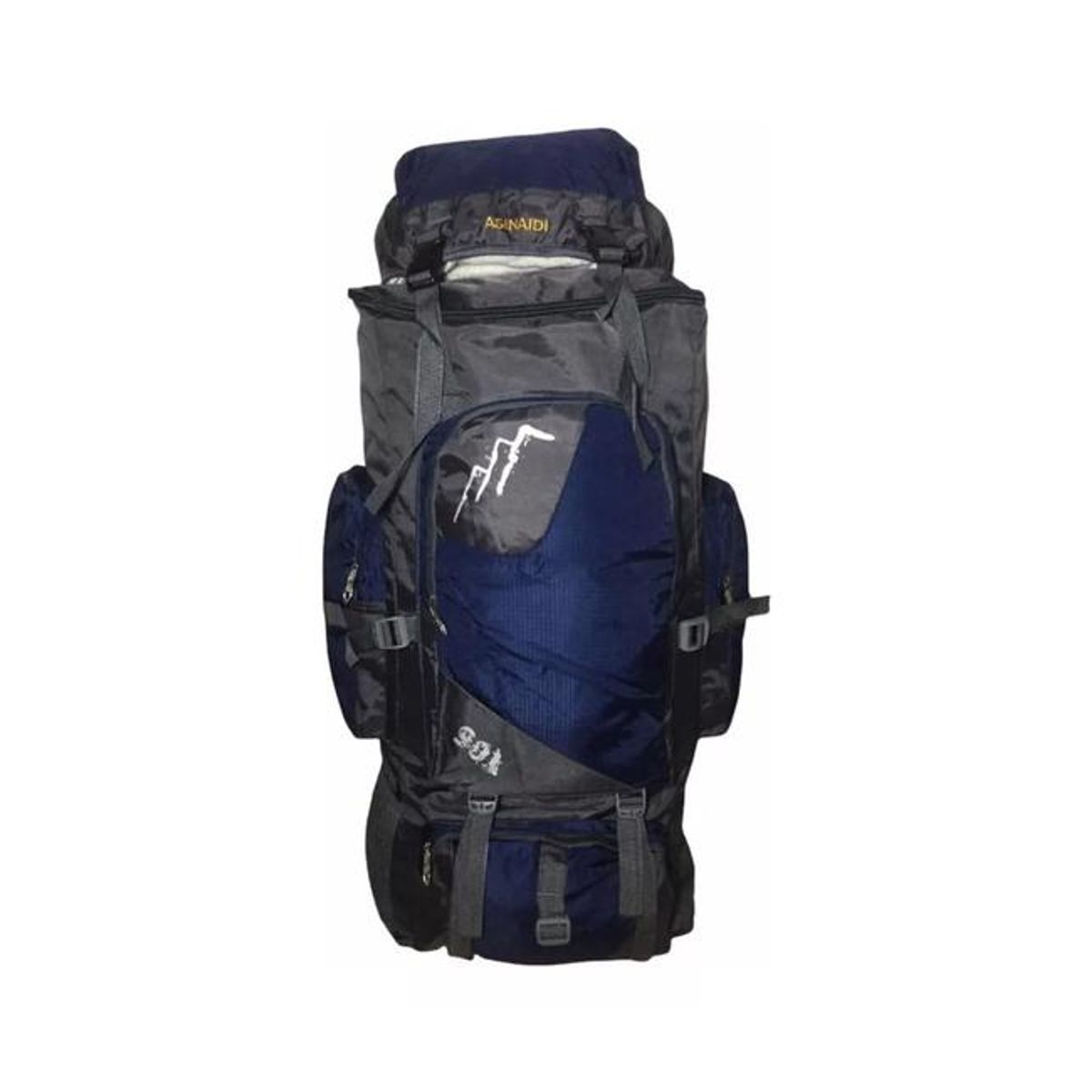 GENERICO - Mochila impermeable de 90L color azul marino