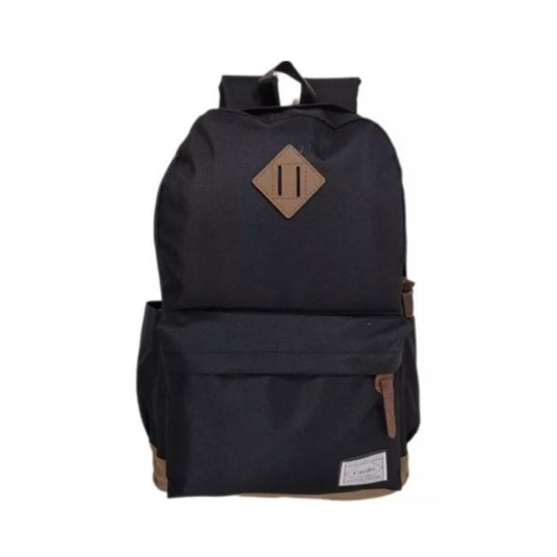 GENERICO - Mochila urbana escolar bolso a la moda Caribe 28L negro
