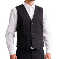 Gilet Hombre Clásico Ajustable Chaqueta Formal Sin Mangas Matrimonio_.