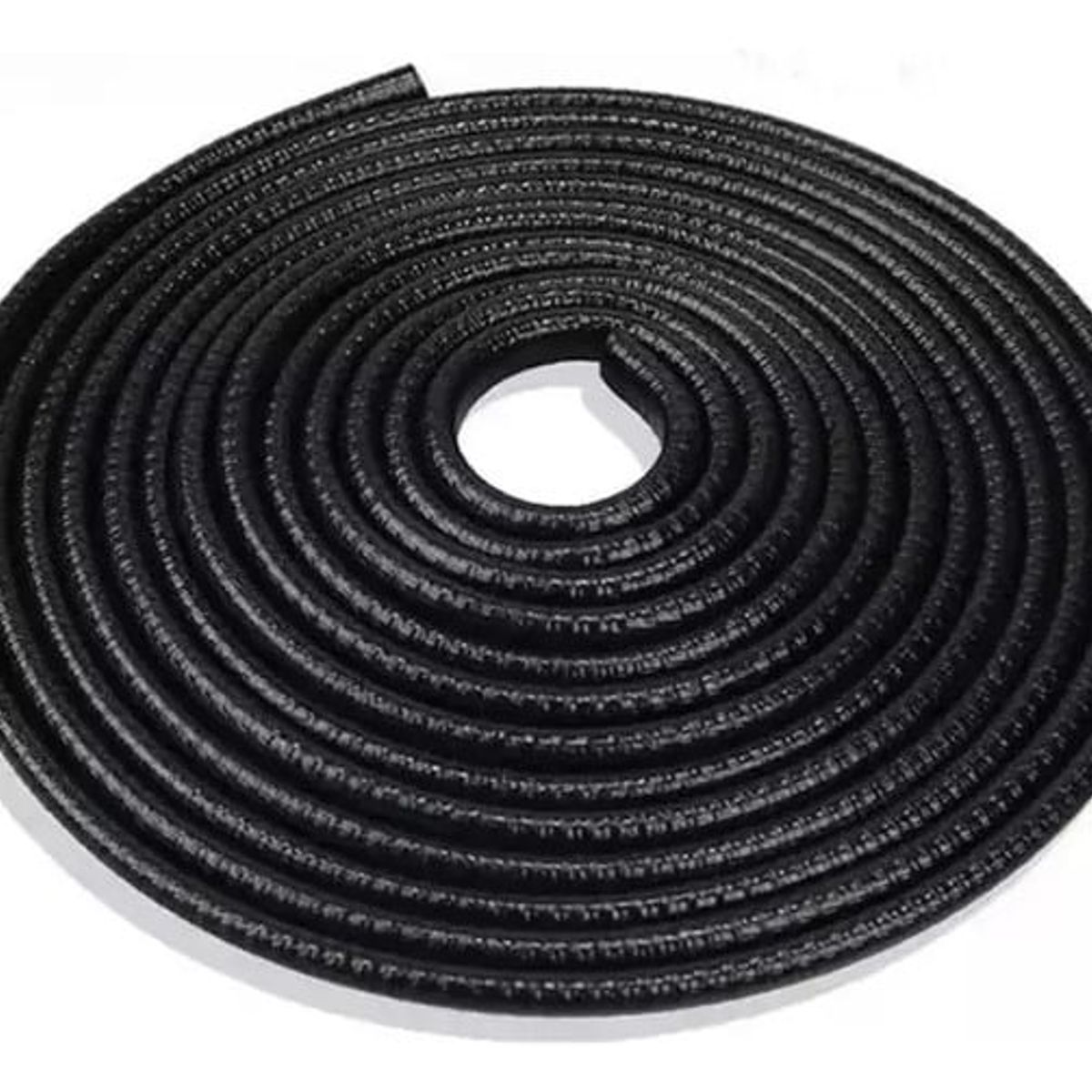 GENERICO - Moldura Protector Tope Borde Puertas De Autos Metalica Negra