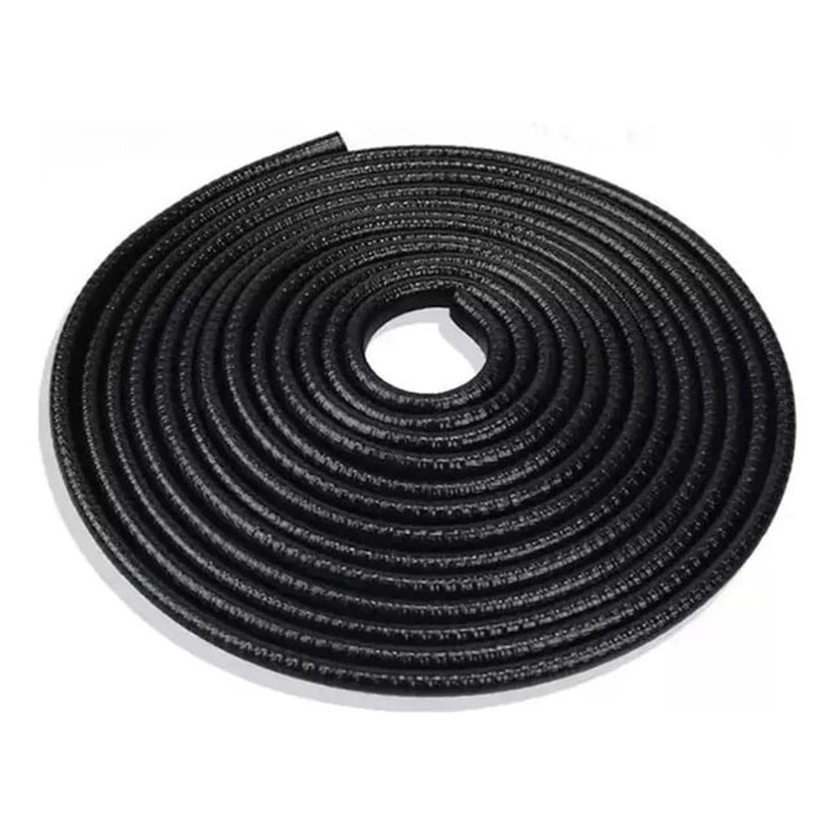 GENERICO - Moldura Protector Tope Borde Puertas De Autos Metalica Negra