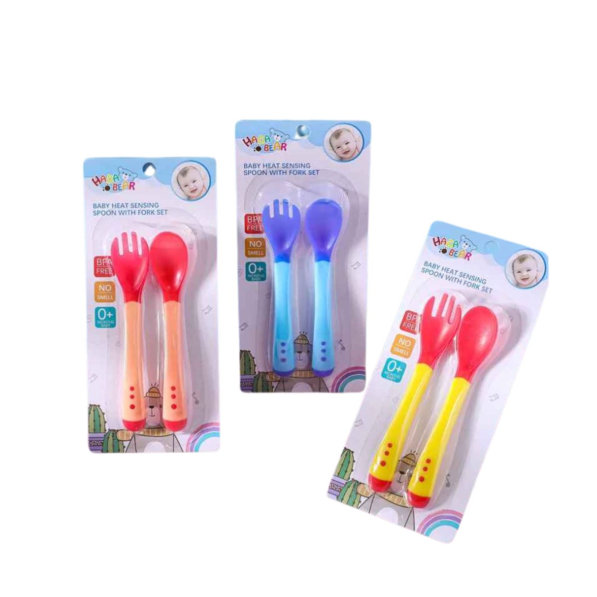 GENERICO - Utensilios Para Bebe De Silicona Cubiertos Niños