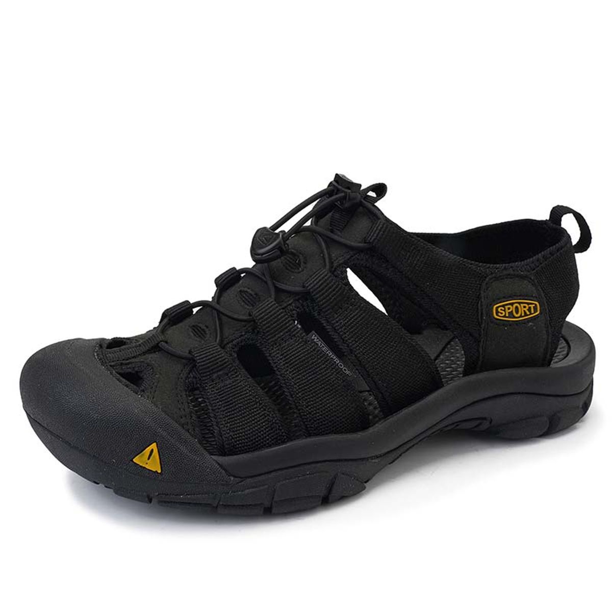 SHANDIAN - Sandalia de Trekking Para Explorar con Estilo Hombre Negro