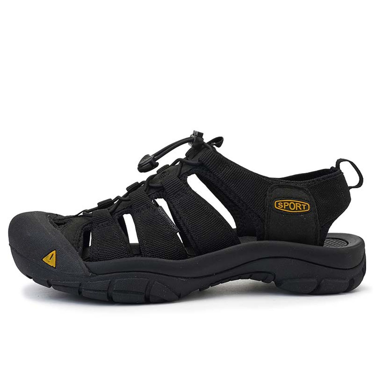 SHANDIAN - Sandalia de Trekking Para Explorar con Estilo Hombre Negro