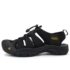 SHANDIAN - Sandalia de Trekking Para Explorar con Estilo Hombre Negro