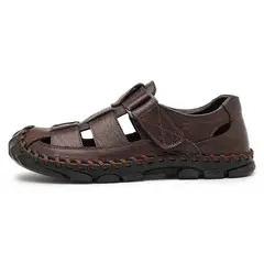 SHANDIAN - Sandalia Hombre De Primavera Verano Negro