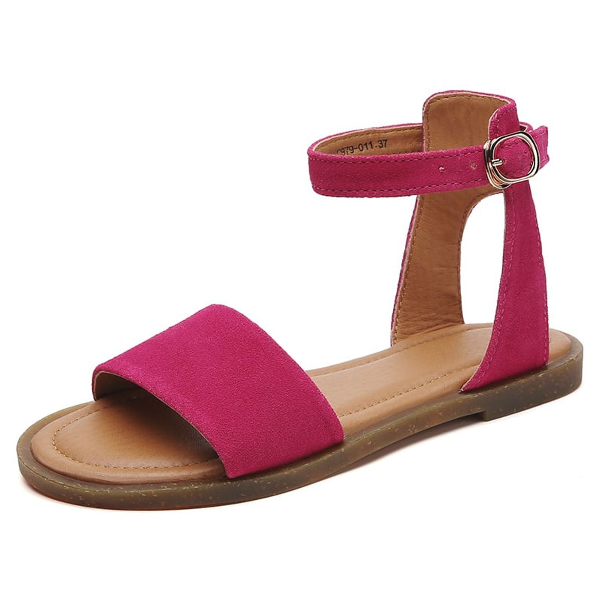 SHANDIAN - Sandalias Dedo Abierto Pantuflas Mujer Verde
