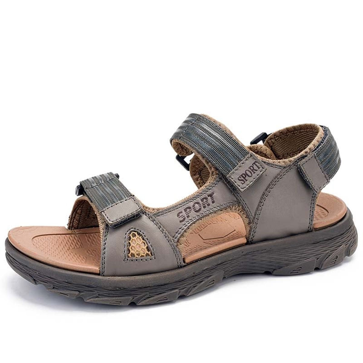 SHANDIAN - Sandalia de Trekking Para Hombre Negro