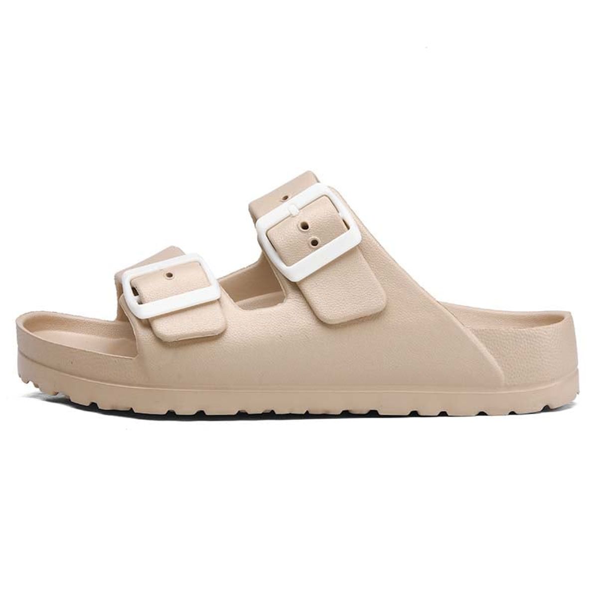 SHANDIAN - Sandalias Dedo Abierto Pantuflas Mujer Negro