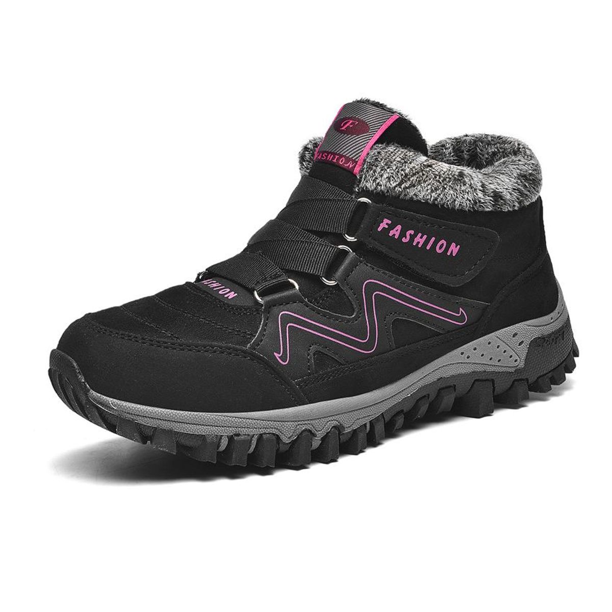 SHANDIAN - Zapatillas mujer botines de invierno para mujer