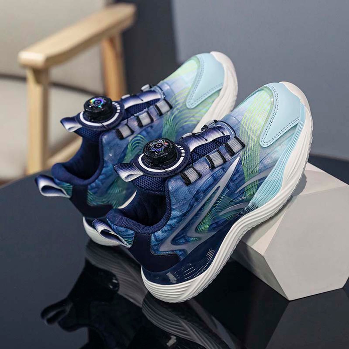 SHANDIAN - Zapatillas BOA Deportiva niños