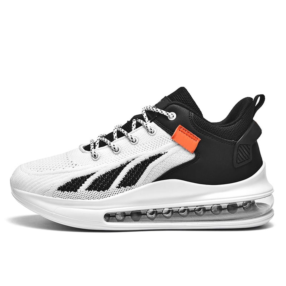 SHANDIAN - Zapatillas Air Running Hombre Blanco