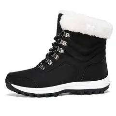SHANDIAN - Bota temica chiporro mujer zapatos Negro