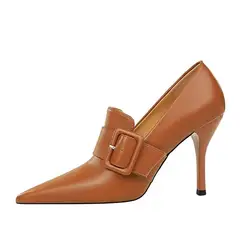 SHANDIAN - Zapato Formal Mujer Negro