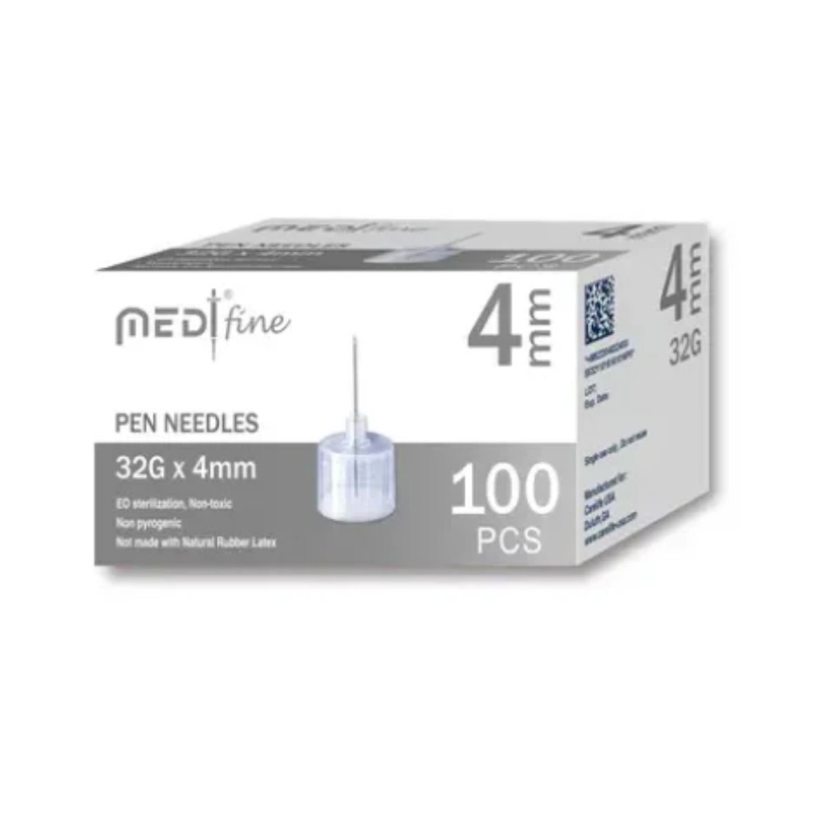 GENERICO - Aguja finas 32g X 4mm Medt Fine