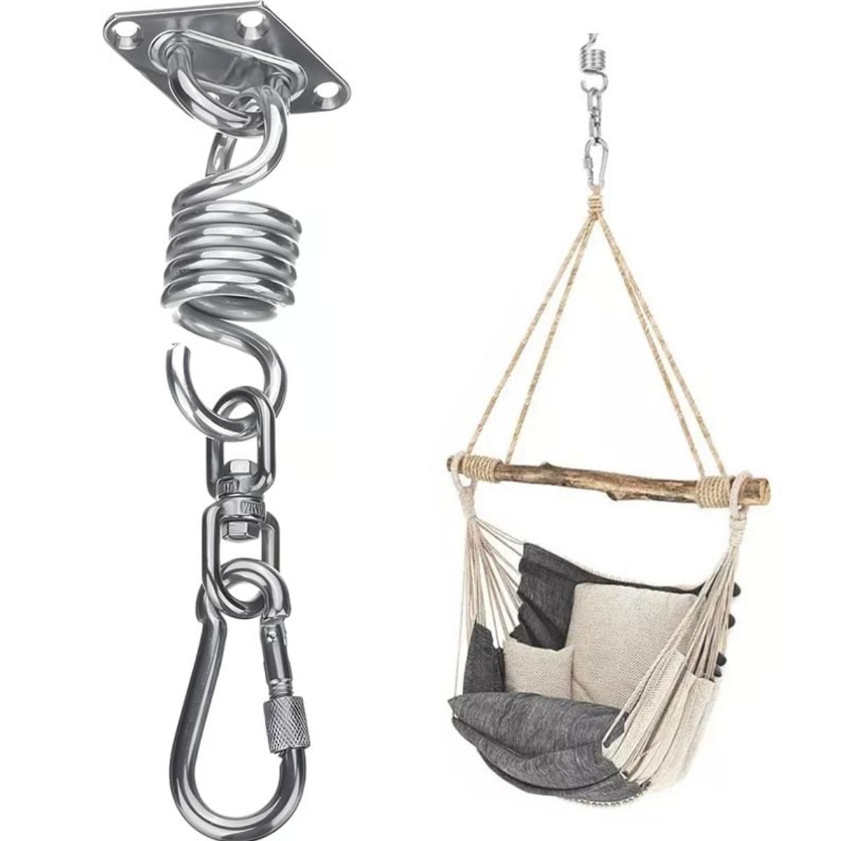 KUANGYE - Kit De Soporte Para Silla Colgante Hamaca Columpio Reposera