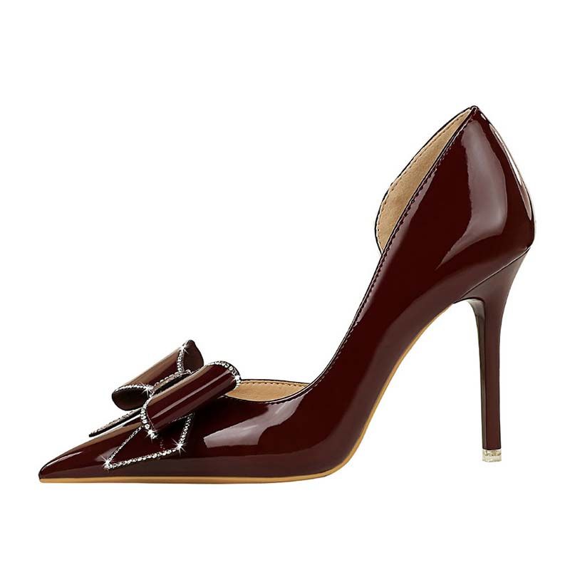 SHANDIAN - Zapato Formal Mujer Rojo