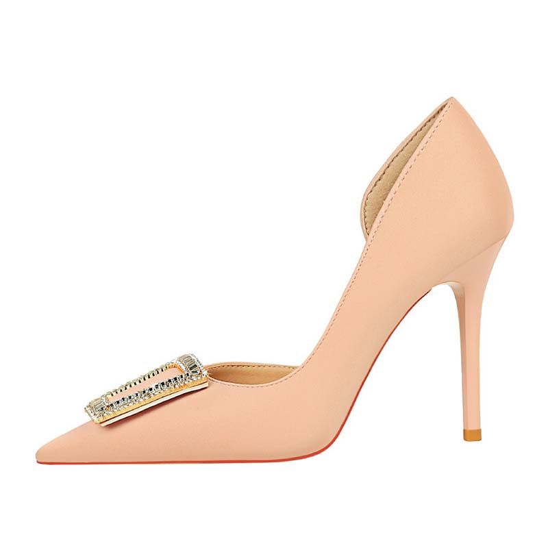 SHANDIAN - Zapato Formal Mujer Rosa.
