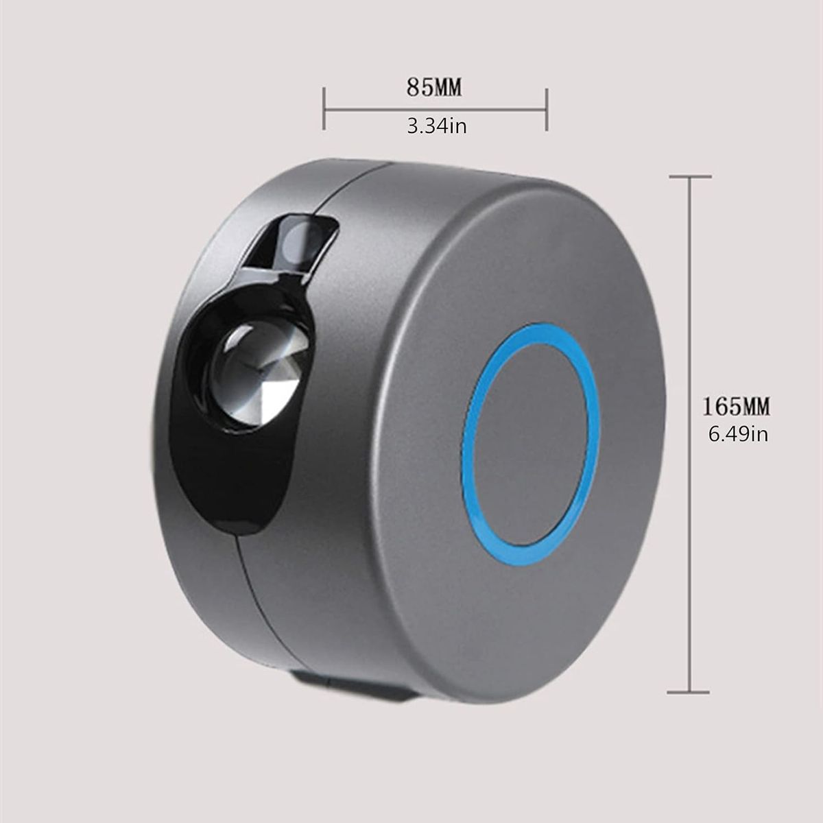 PUREPOWER - Lampara Proyector Galaxias Y Estrellas Movimiento Luz Led-Gris