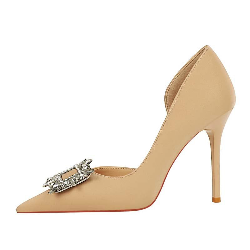 SHANDIAN - Zapato Formal Mujer Beige