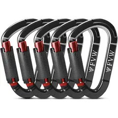 PUREPOWER - Set de 5 Mosquetón de escalada