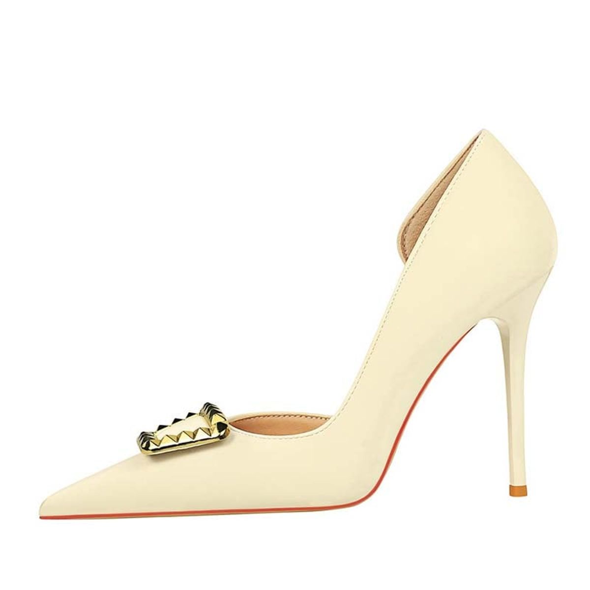 SHANDIAN - Zapato Formal Mujer Beige