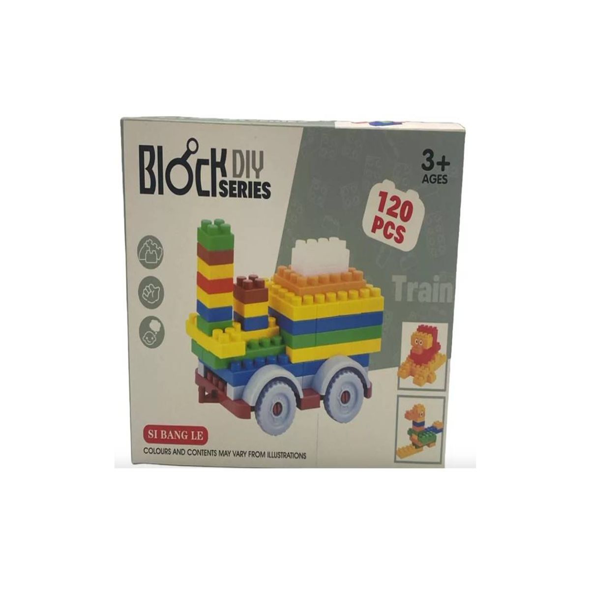 GENERICO - Blocks Game: 24 Cubos, 96 Láminas - ¡Construye, Aprende y Diviértete!