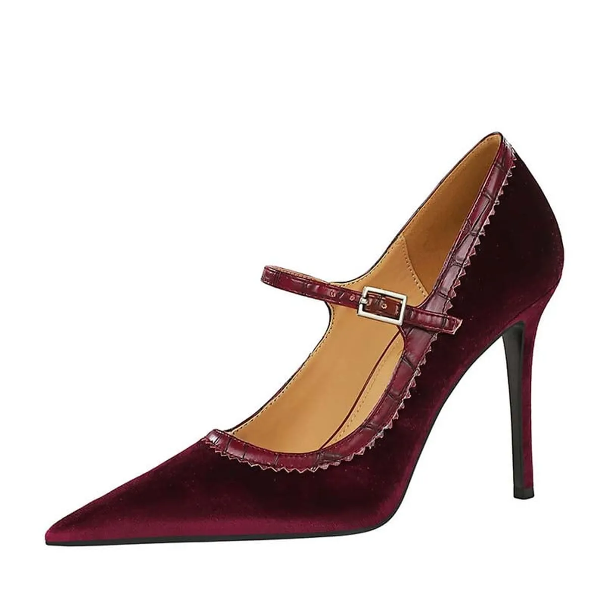 SHANDIAN - Zapato Formal Mujer Negro