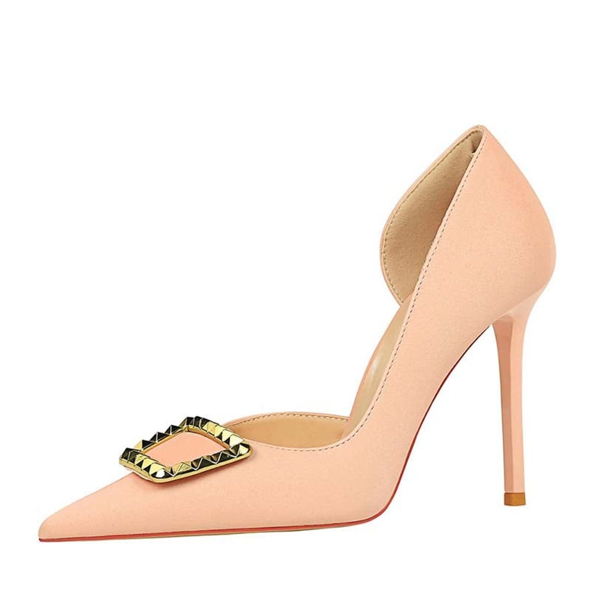 SHANDIAN - Zapato Formal Mujer Rosa