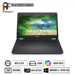 DELL - Notebook E7280 Essential Windows 11 - Office365 Reacondicionado