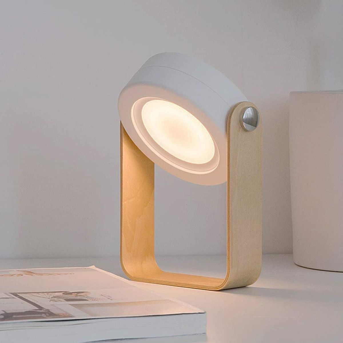 PUREPOWER - Lámpara de escritorio táctil portátil Linterna de mano para exteriores