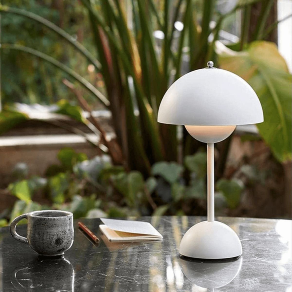Lámpara De Escritorio Recargable LED De Control Táctil De Tres Colores, marca PUREPOWER - Foto 2