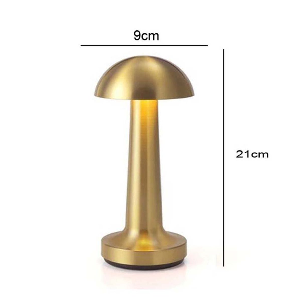 PUREPOWER - Lámpara de mesa de bar recargable lámparas de mesa de noche