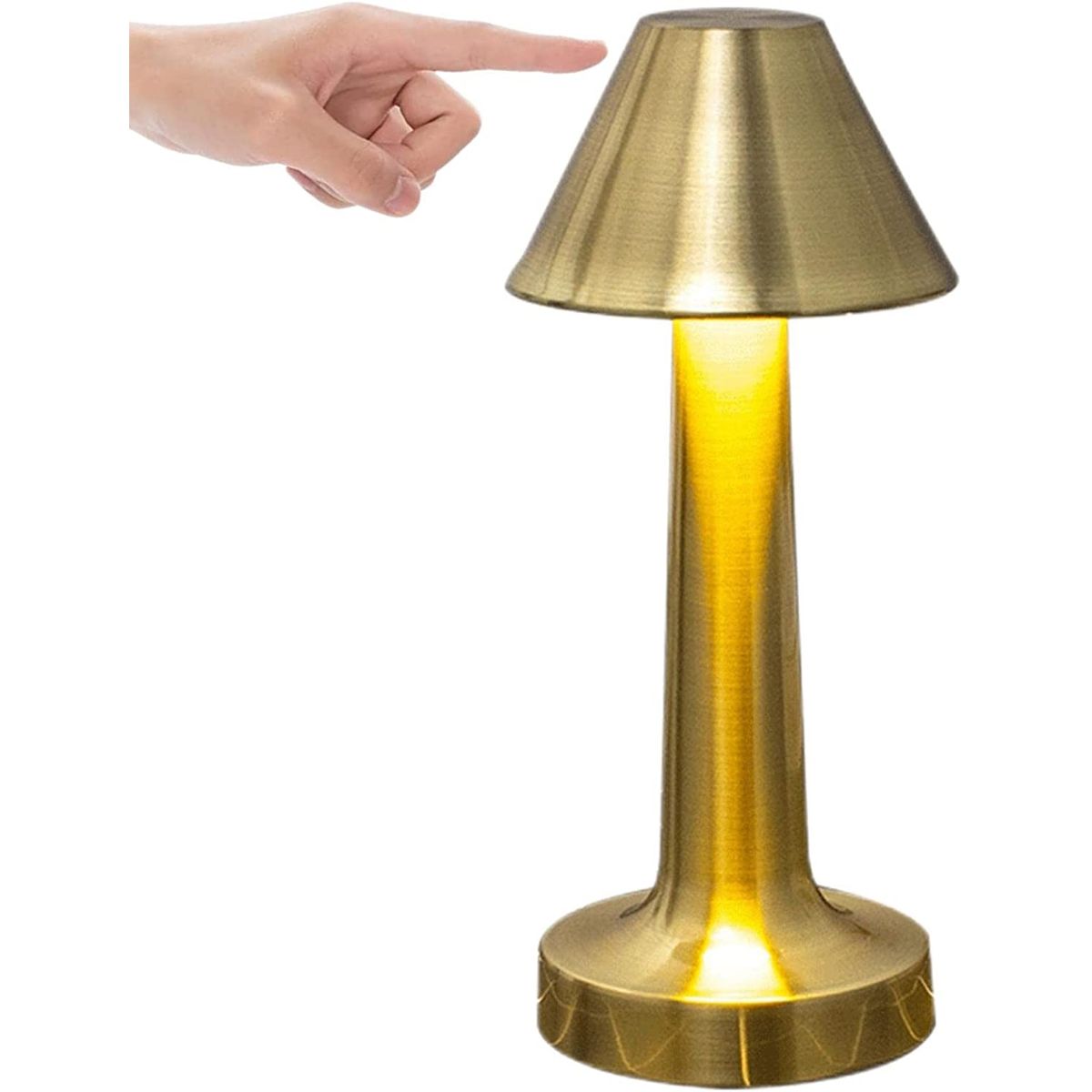 PUREPOWER - Lámpara de mesa de bar recargable lámparas de mesa de noche