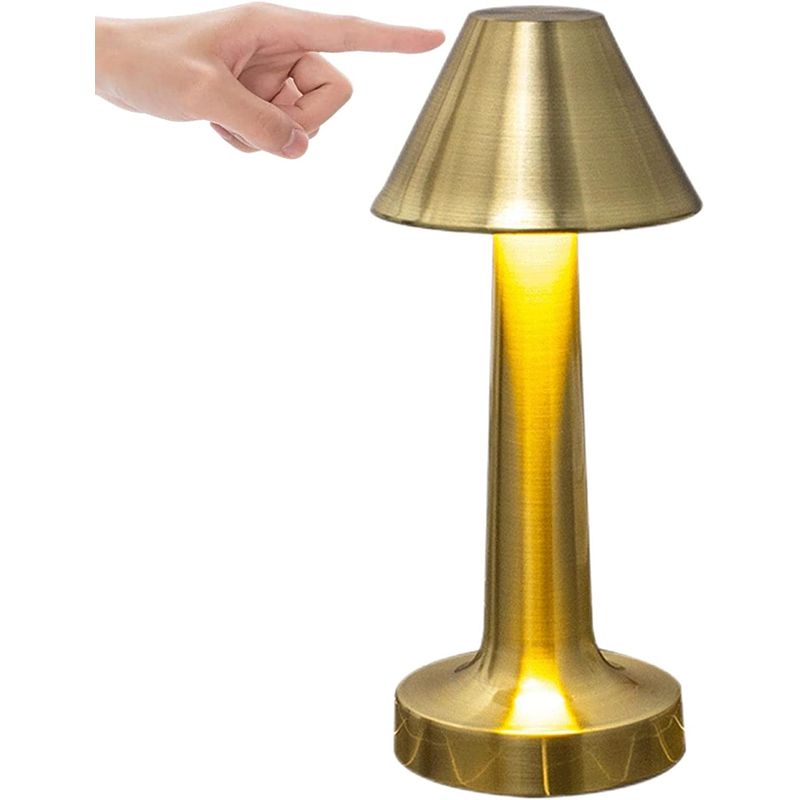 PUREPOWER - Lámpara de mesa de bar recargable lámparas de mesa de noche