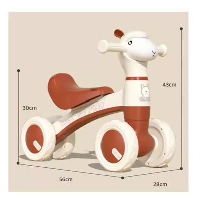 Imagen 2 del producto Triciclo Ovejita Luz Música Scooter Correpasillos ROSA