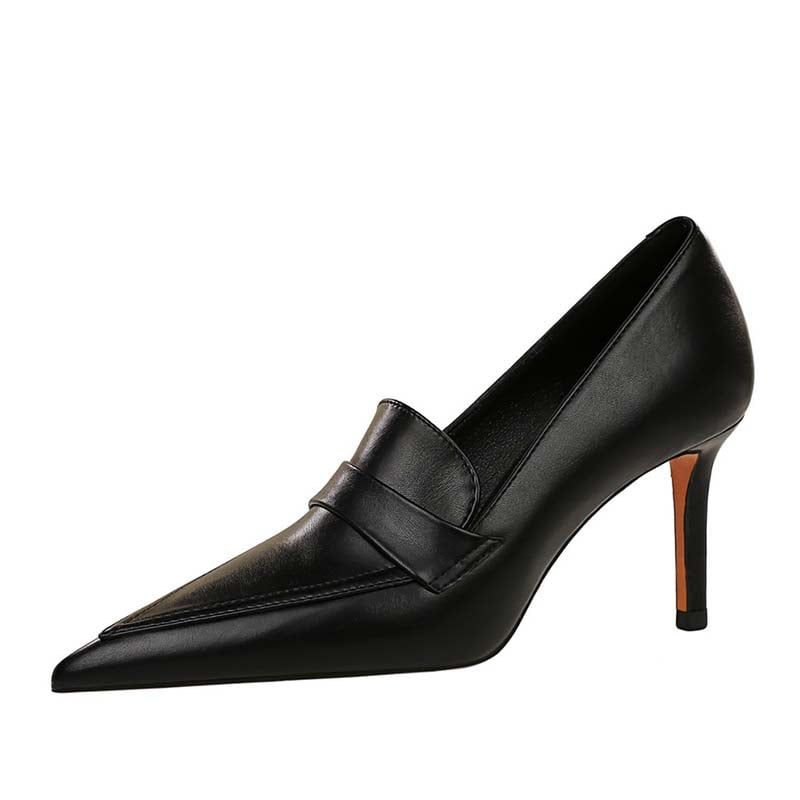 SHANDIAN - Zapato Formal Mujer Negro