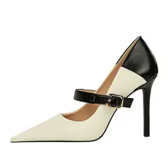 SHANDIAN - Zapato Formal Mujer Negro
