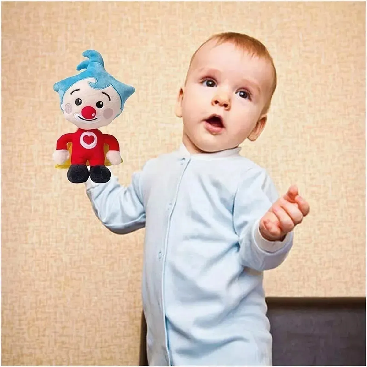 PUREPOWER - Peluches De Payaso Plim Plim Juguetes Para Niños De 25Cm