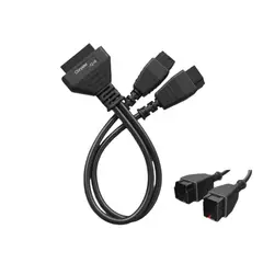 GENERICO - Adaptador OBD2 12 + 8 pines (Fiat, Chrysler, Dodge)