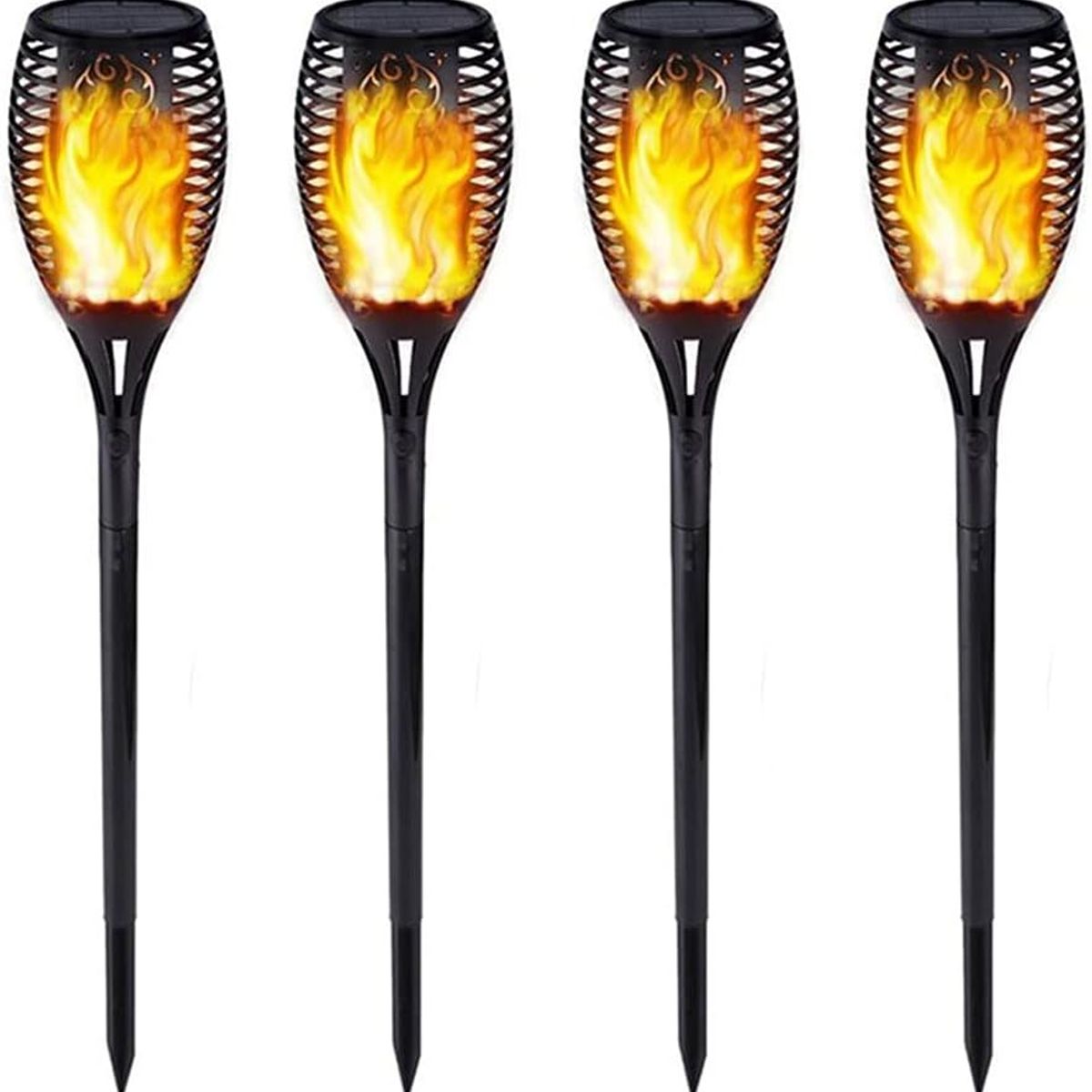 Pack De 4 Lampara Luces Solares Antorchas Led Estaca, marca PUREPOWER - Foto Principal